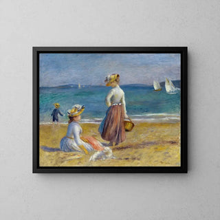 Chiffres sur la plage - Pierre- Auguste Renoir | Reproduction Tableau Décoration murale affiche copie