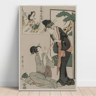 Chushingura - Act V of The Storehouse of Loyalty - Kitagawa Utamaro | Reproduction Tableau Décoration murale affiche copie