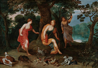 Circle of Jan Breughel the Younger - Diana And Her Nymphs Surrounded By The Spoils Of The Hunt.webp