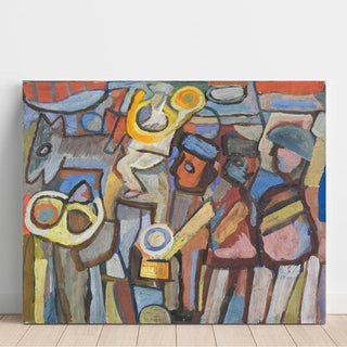 Composition avec défilé - Sasza Blonder | Reproduction Tableau Décoration murale affiche copie