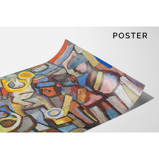 Composition avec défilé - Sasza Blonder | Reproduction Tableau Décoration murale affiche copie