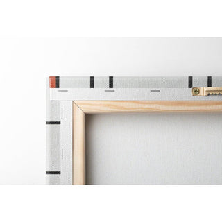 Composition en blanc, rouge et jaune - Piet Mondrian | Reproduction Tableau Décoration murale affiche copie