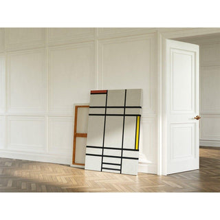 Composition en blanc, rouge et jaune - Piet Mondrian | Reproduction Tableau Décoration murale affiche copie