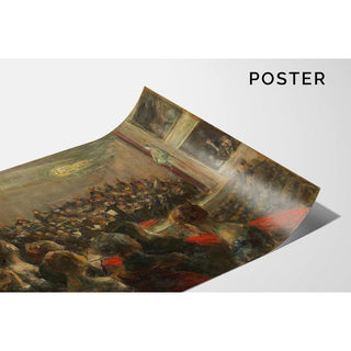 Concert à l'opéra - Max Liebermann | Reproduction Tableau Décoration murale affiche copie