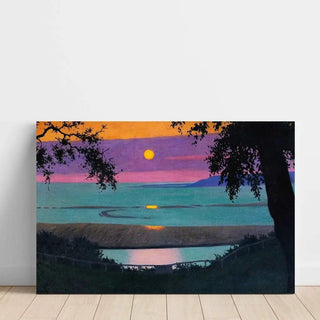 Coucher de soleil à Grasse de Félix Vallotton | Reproduction Tableau Décoration murale affiche copie