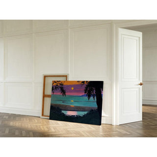 Coucher de soleil à Grasse de Félix Vallotton | Reproduction Tableau Décoration murale affiche copie