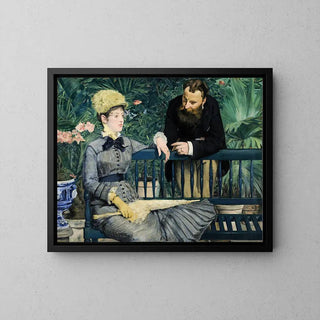 Dans la serre - Edouard Manet | Reproduction Tableau Décoration murale affiche copie