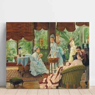 Dans la serre Rivales - James Tissot | Reproduction Tableau Décoration murale affiche copie