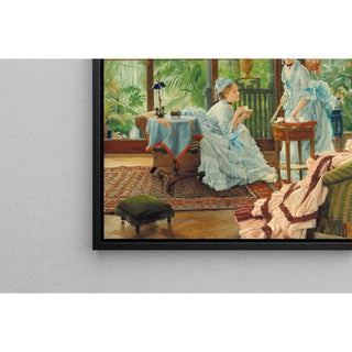 Dans la serre Rivales - James Tissot | Reproduction Tableau Décoration murale affiche copie