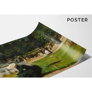 Dans le Jardin du Luxembourg - Charles Courtney Curran | Reproduction Tableau Décoration murale affiche copie