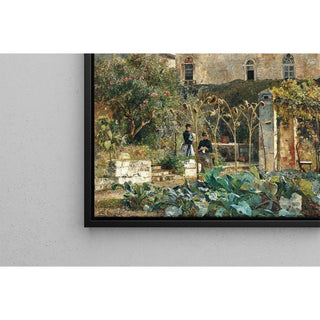 Dans un jardin du sud - Marie Egner | Reproduction Tableau Décoration murale affiche copie