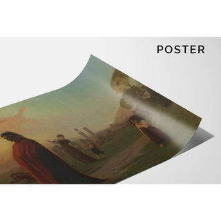 Dante Il a vu l'Enfer - Jean-Leon Gérôme | Reproduction Tableau Décoration murale affiche copie