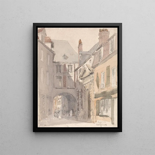 David Cox - Place St Barthlemy Rouen.webp