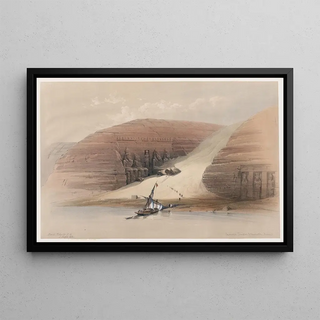 David Roberts - Excavated temples of Aboosimble Ab Sunbul Nubia.webp