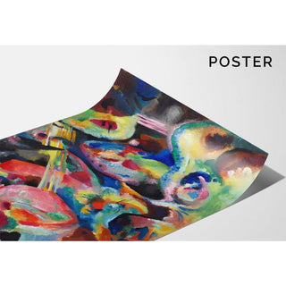 Déluge Improvisé - Wassily Kandinsky | Reproduction Tableau Décoration murale affiche copie