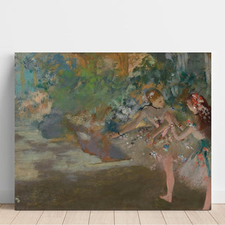 Deux danseuses sur la scène - Edgar Degas | Reproduction Tableau Décoration murale affiche copie