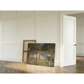 Devant la maison - Ľudovít Čordák | Reproduction Tableau Décoration murale affiche copie