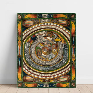 Die Wanduhr-Schlange. Ein Zohohrn Stund Lang - Adolf Wölfli | Reproduction Tableau Décoration murale affiche copie