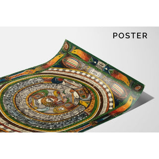 Die Wanduhr-Schlange. Ein Zohohrn Stund Lang - Adolf Wölfli | Reproduction Tableau Décoration murale affiche copie