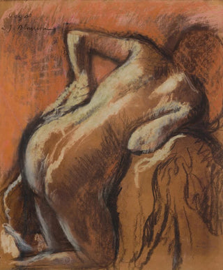 Edgar Degas - Aprs le bain femme sessuyant (Case Conflict).webp