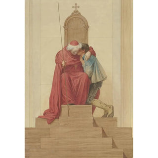 Eduard von Steinle - Ein Cardinal Penitenziario maggiore in der heiligen Woche zu St Peter in Rom.webp