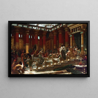 Edward John Poynter - The visit of the Queen of Sheba to King Solomon.webp