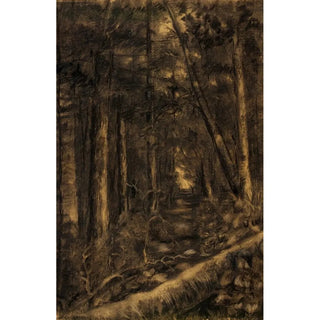 Edward Mitchell Bannister - Landscape with Path through Forest.webp