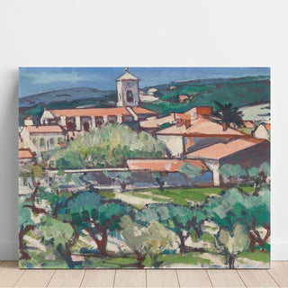 Eglise à Cassis - Samuel John Peploe | Reproduction Tableau Décoration murale affiche copie