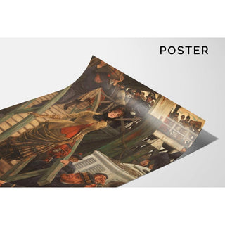 Embarquement à Calais - James Tissot | Reproduction Tableau Décoration murale affiche copie