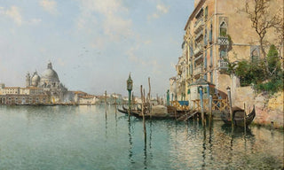 Emilio SnchezPerrier - At The Mouth Of The Grand Canal Santa Maria Della Salute In The Distance.webp