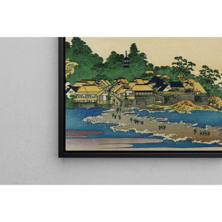 Enoshima dans la province de Sagami - Katsushika Hokusai | Reproduction Tableau Décoration murale affiche copie