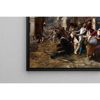 Episode du siège de Lille de Georges Gaston | Reproduction Tableau Décoration murale affiche copie