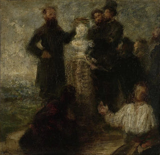Esquisse pour l'Hommage à Delacroix - Henri Fantin-Latour