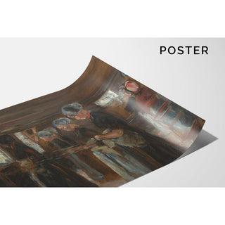 Étude de composition pour le moulin à lin de Laren - Max Liebermann | Reproduction Tableau Décoration murale affiche copie