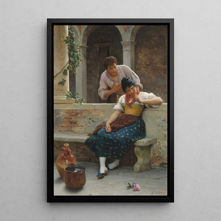 Eugen von Blaas - The Proposal.webp