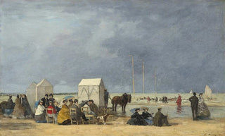 Eugne Boudin - Bathing Time at Deauville.webp