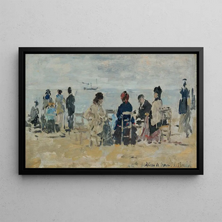 Eugne Boudin - Scne De Plage.webp