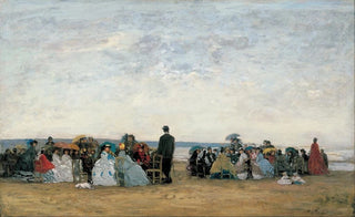 Eugne Boudin - The Beach near Trouville.webp