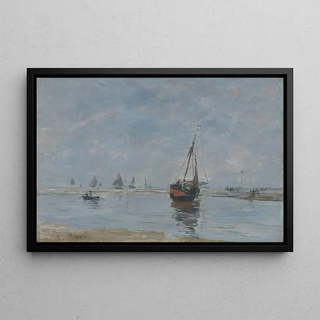 Eugne Boudin - Trouville at Low Tide.webp