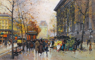 Eugne GalienLaloue - Le March Aux Fleurs La Madeleine.webp