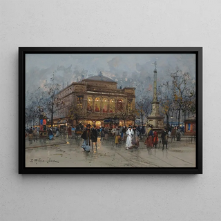 Eugne GalienLaloue - Le Thtre du Chtelet Paris (Case Conflict).webp