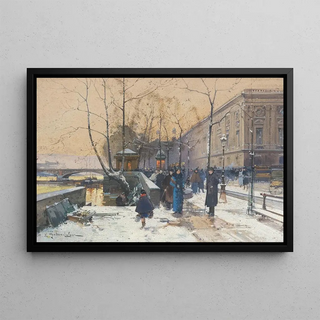 Eugne GalienLaloue - Les bords de la Seine prs de Chtelet.webp