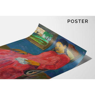 Faaturuma mélancolique - Paul Gauguin | Reproduction Tableau Décoration murale affiche copie