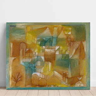 Façade Brown-Green - Paul Klee | Reproduction Tableau Décoration murale affiche copie