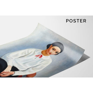 Femme au Corsage Blanc - Moïse Kisling | Reproduction Tableau Décoration murale affiche copie