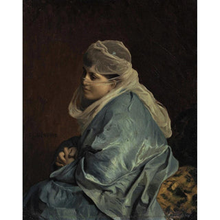 Femme de Constantinoplede - Jean-Léon Gérôme | Reproduction Tableau Décoration murale affiche copie