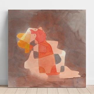 Femme penchée en arrière - Paul Klee | Reproduction Tableau Décoration murale affiche copie