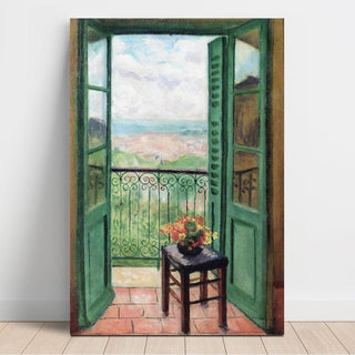 Fenêtre ouverte sur la baie d'Alger - Albert Marquet | Reproduction Tableau Décoration murale affiche copie