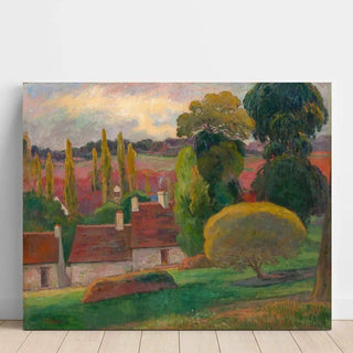 Ferme en Bretagne de Paul Gauguin | Reproduction Tableau Décoration murale affiche copie