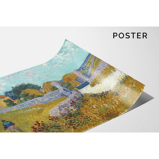 Ferme en Provence - Vincent van Gogh | Reproduction Tableau Décoration murale affiche copie